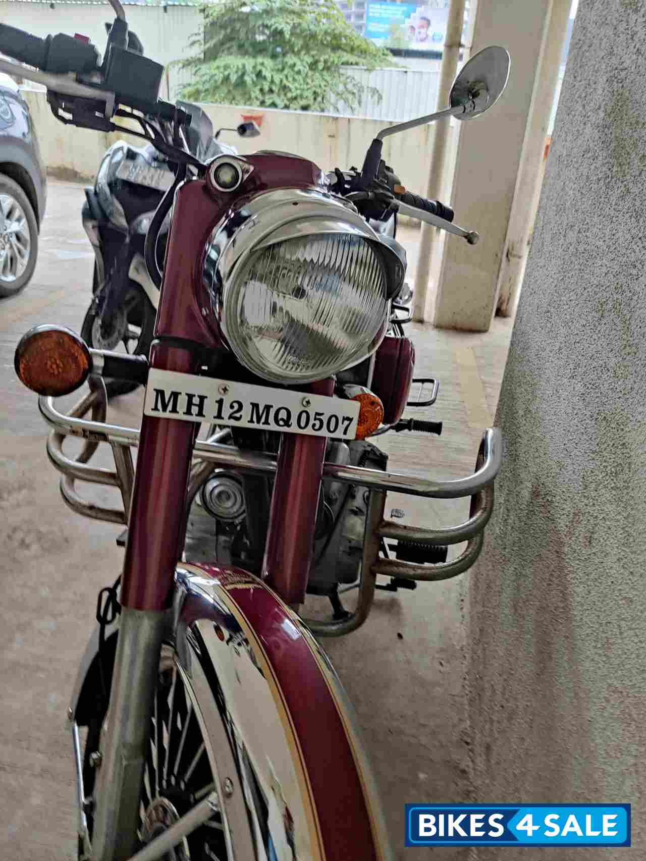 Crimson Red Chrome Royal Enfield Classic Chrome