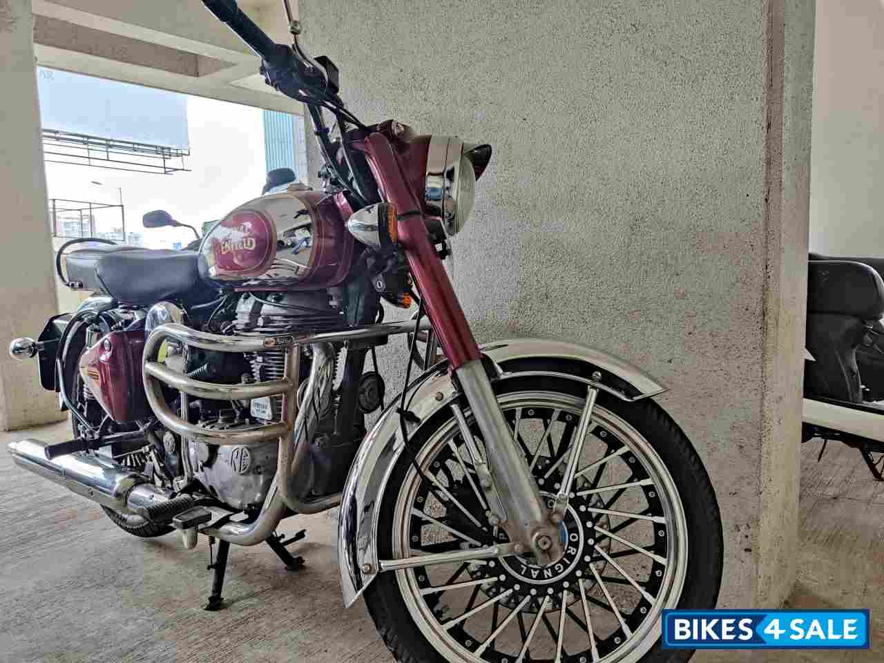 Crimson Red Chrome Royal Enfield Classic Chrome