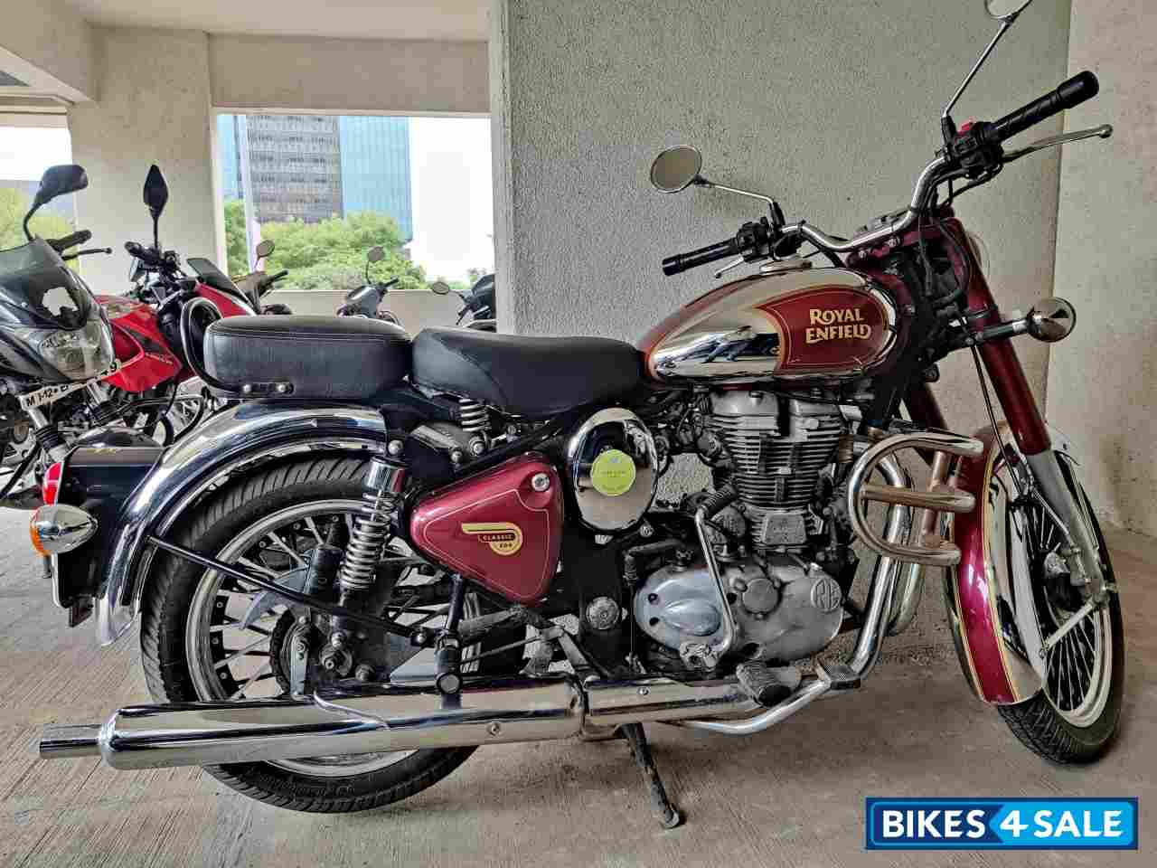 Crimson Red Chrome Royal Enfield Classic Chrome