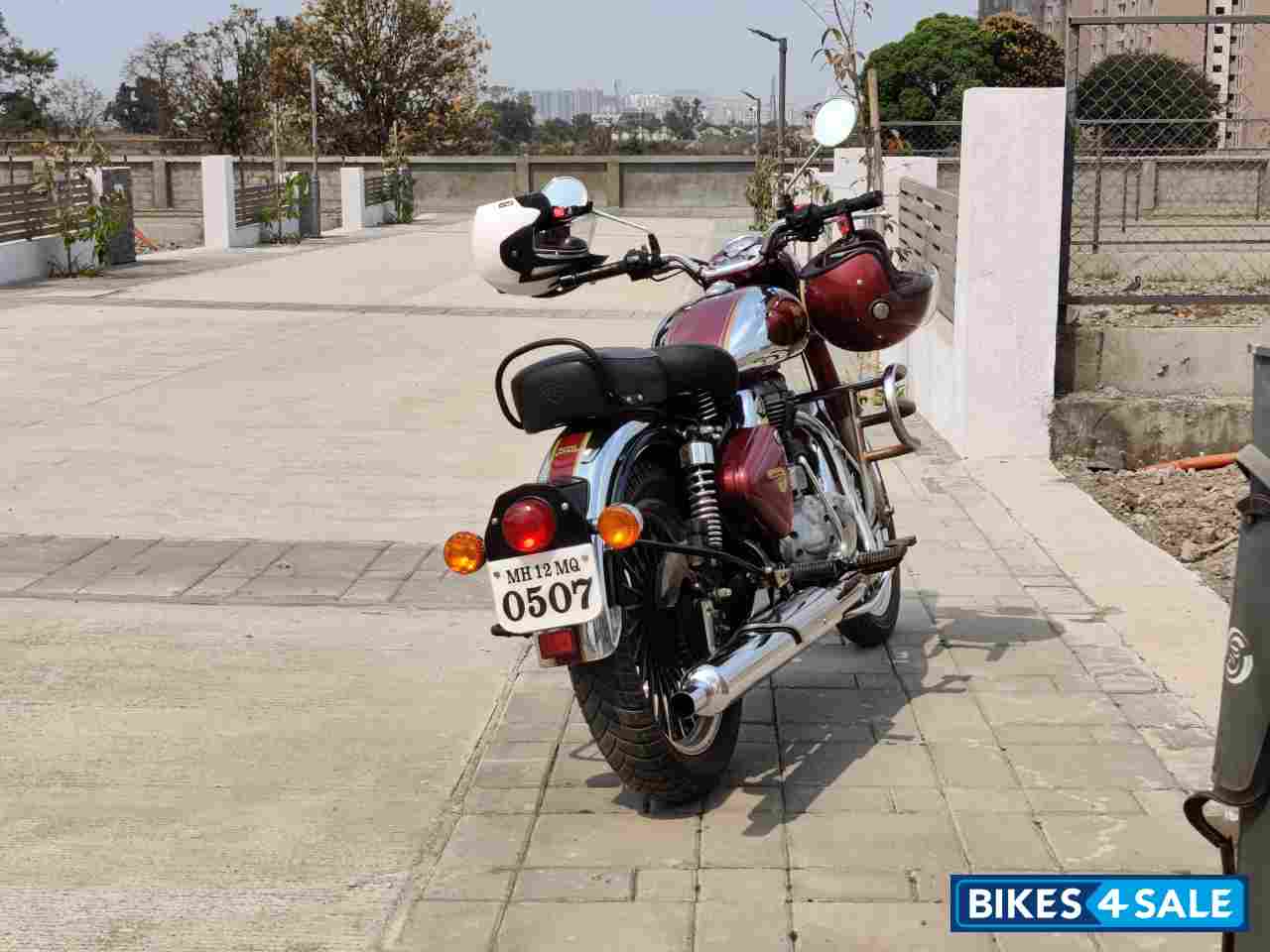 Crimson Red Chrome Royal Enfield Classic Chrome