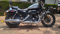 Gray Harley Davidson XL 883L Sportster