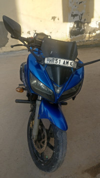 Blue Yamaha Fazer
