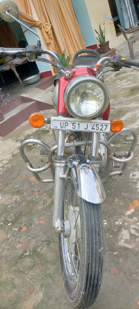 Red And Silver Royal Enfield Bullet Electra 5S