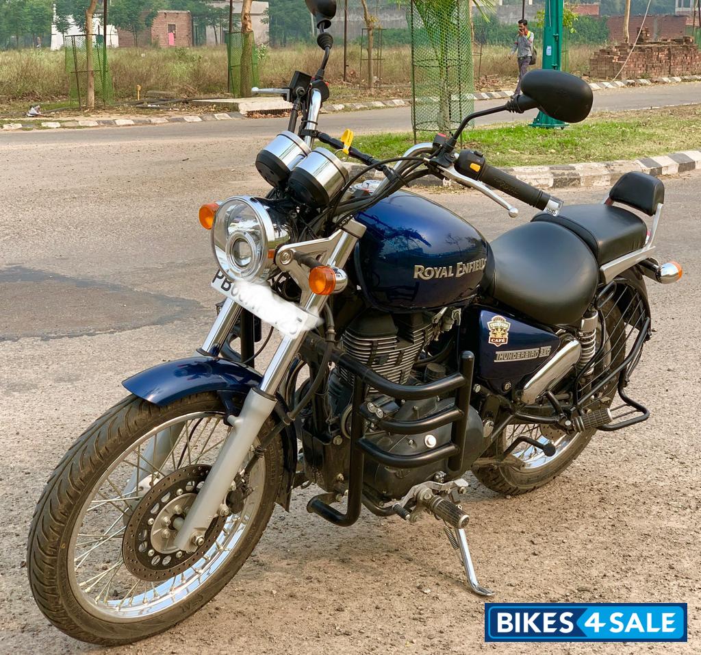 Blue Royal Enfield Thunderbird TwinSpark 350