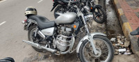 Silver Royal Enfield Thunderbird TwinSpark 350