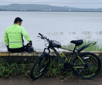 Bicycle Rallies Delta 3.1, Black/Green, 21spd Shimano geared, Size: 26