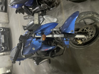 Blue Suzuki Gixxer 150