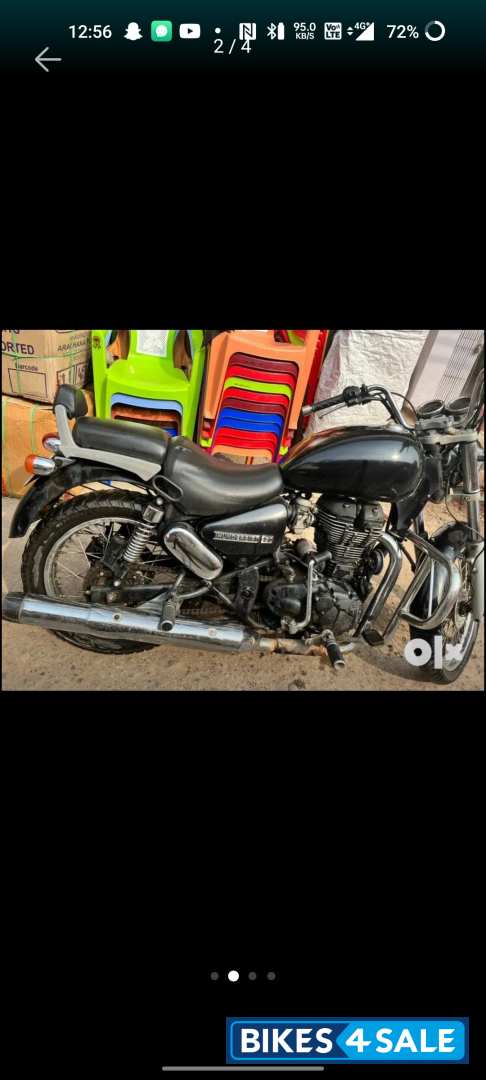 Black Royal Enfield Thunderbird TwinSpark 350
