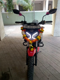 Striking Red TVS Raider 125