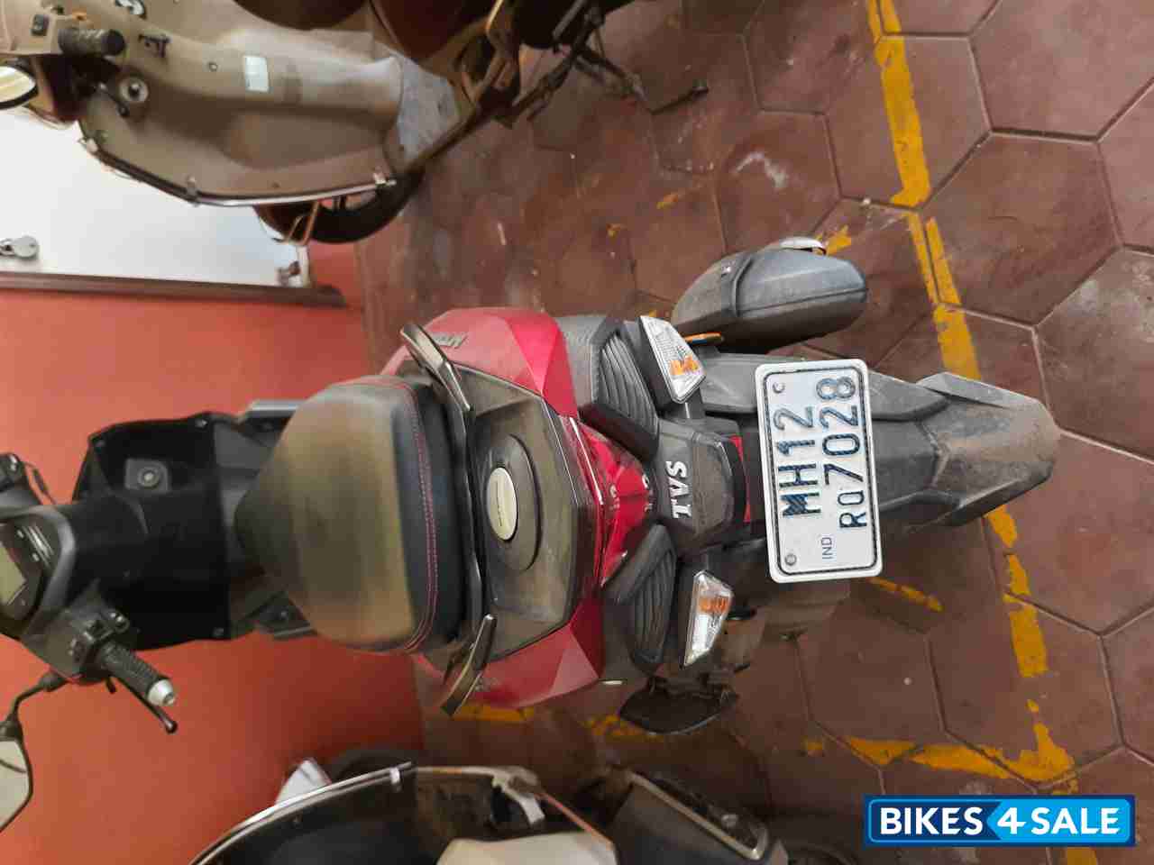 Matte Red TVS NTORQ 125 Matte Red TVS NTORQ 125