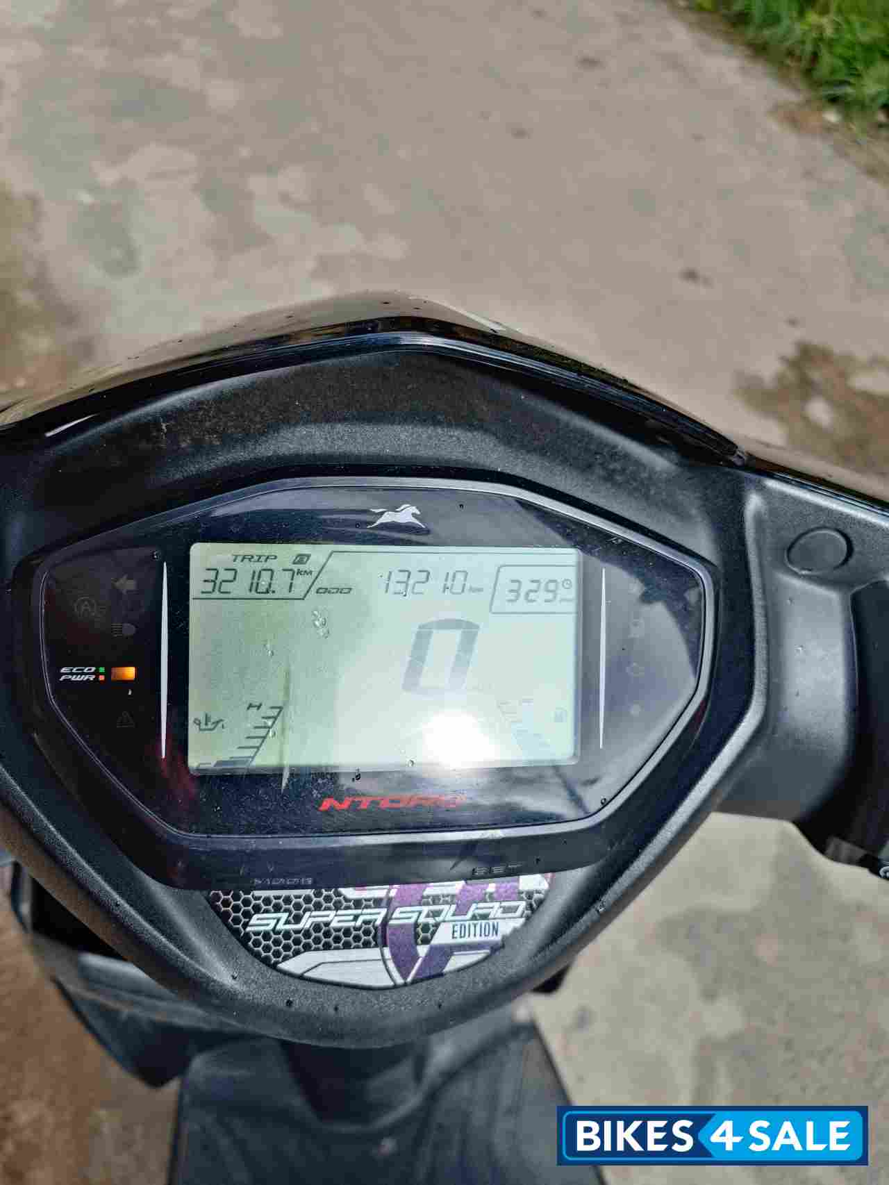 Black TVS NTORQ Super Squad Edition