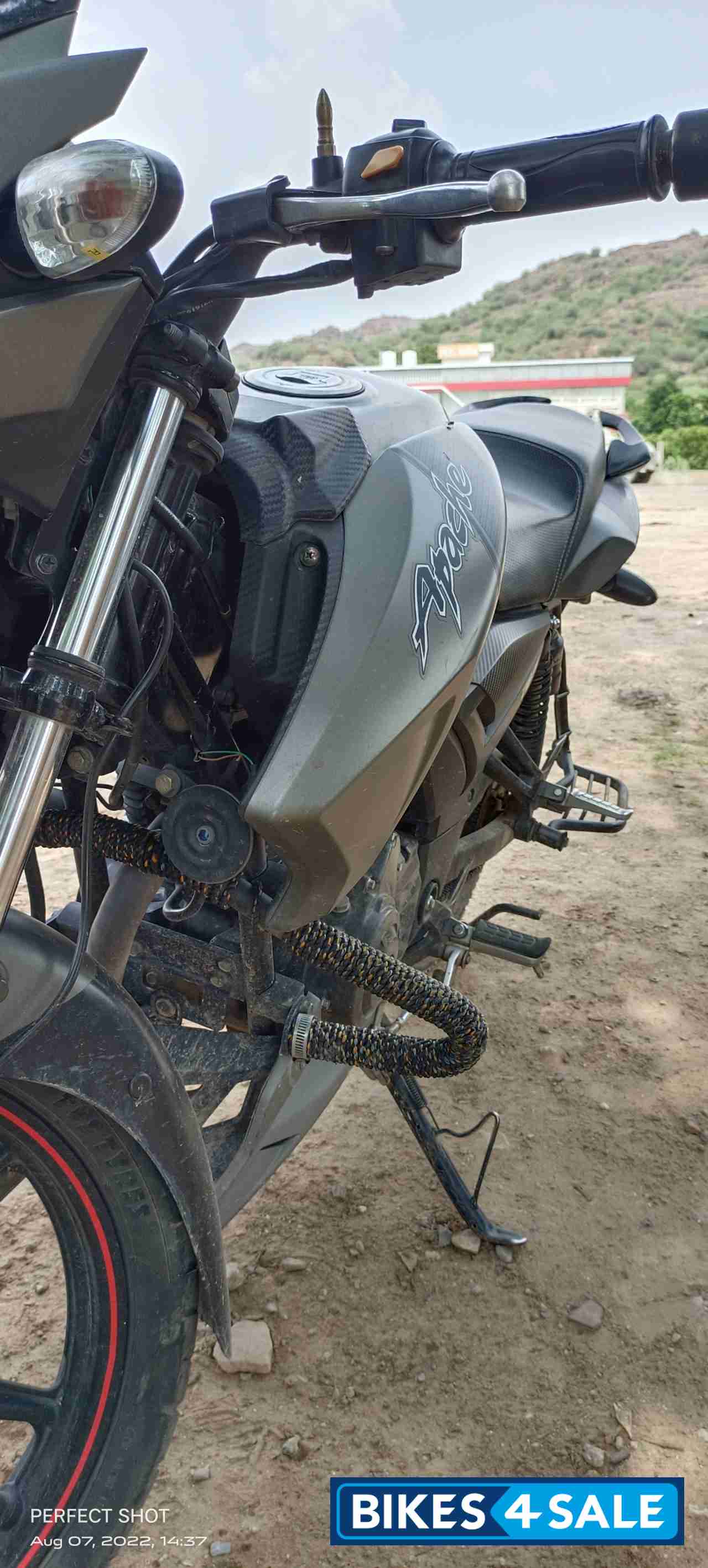 Gray TVS Apache RTR 160