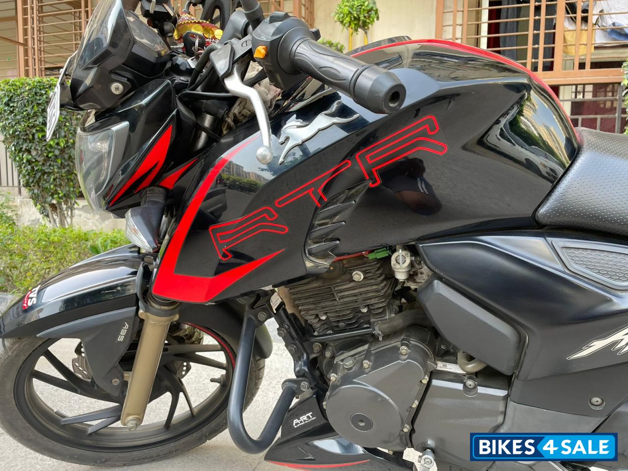 Black And Red - Sports Edition TVS Apache RTR 200 4V ABS Race Edition 2.0