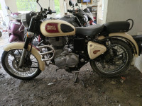 Tan Royal Enfield Classic 500