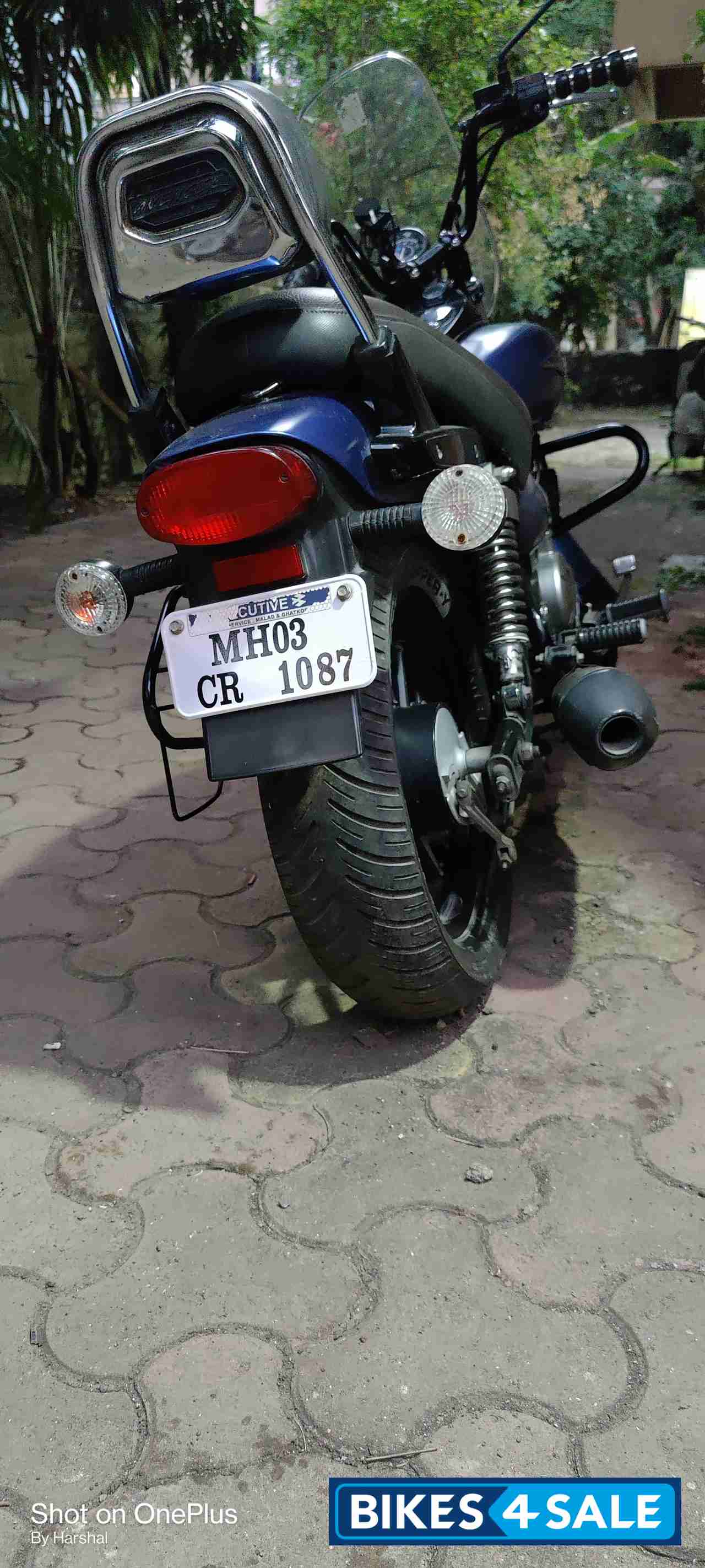 Blue Wrapped Bajaj Avenger Cruise 220