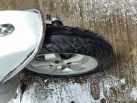 Pearl White Vespa Elegante