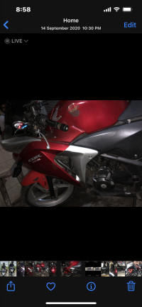 Red Honda CBR 250R
