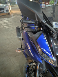 Blue Yamaha YZF R15 V3