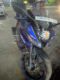 Blue Yamaha YZF R15 V3