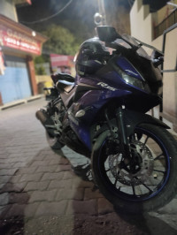Blue Yamaha YZF R15 V3