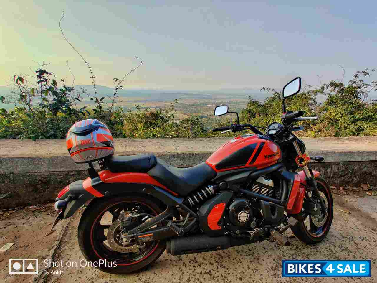 Burnt Orange Kawasaki Vulcan S 650