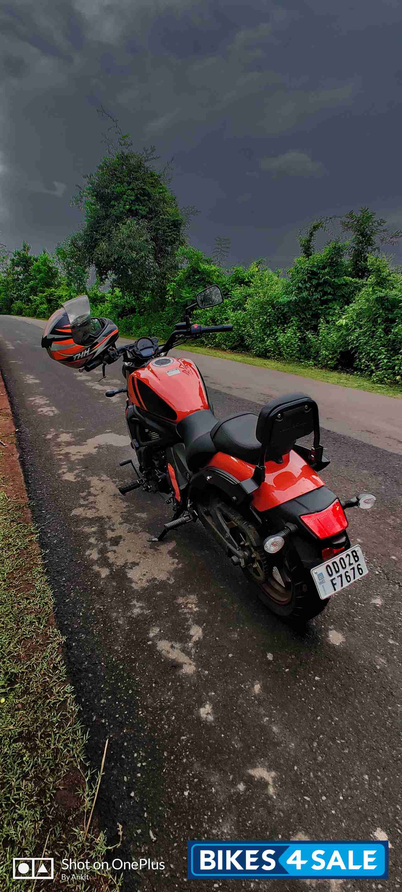 Burnt Orange Kawasaki Vulcan S 650