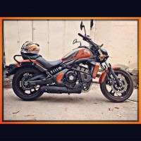 Burnt Orange Kawasaki Vulcan S 650