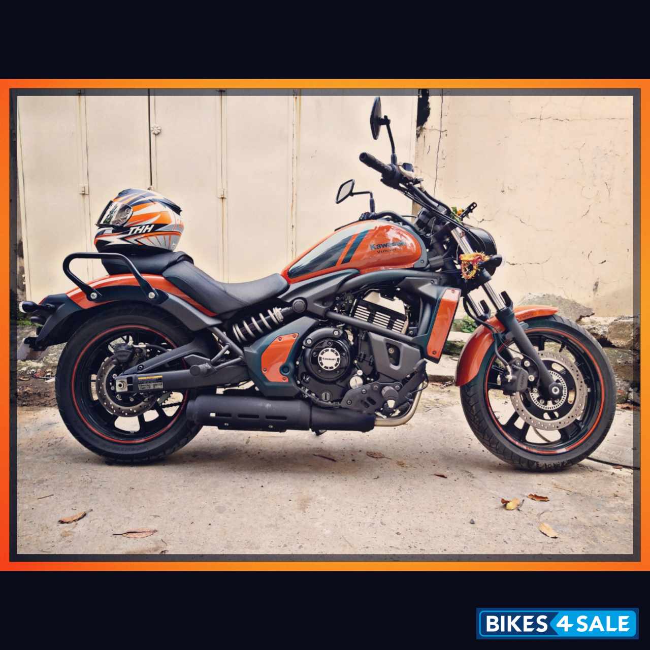 Burnt Orange Kawasaki Vulcan S 650