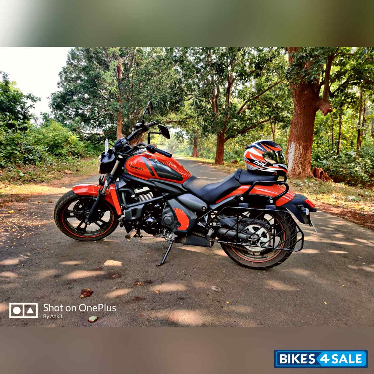 Burnt Orange Kawasaki Vulcan S 650