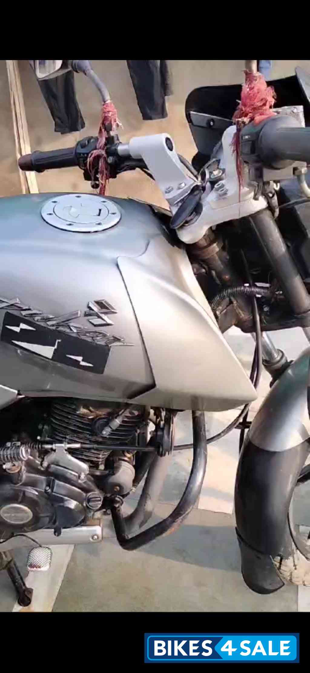 Silver Grey Bajaj Pulsar 150 DTSi