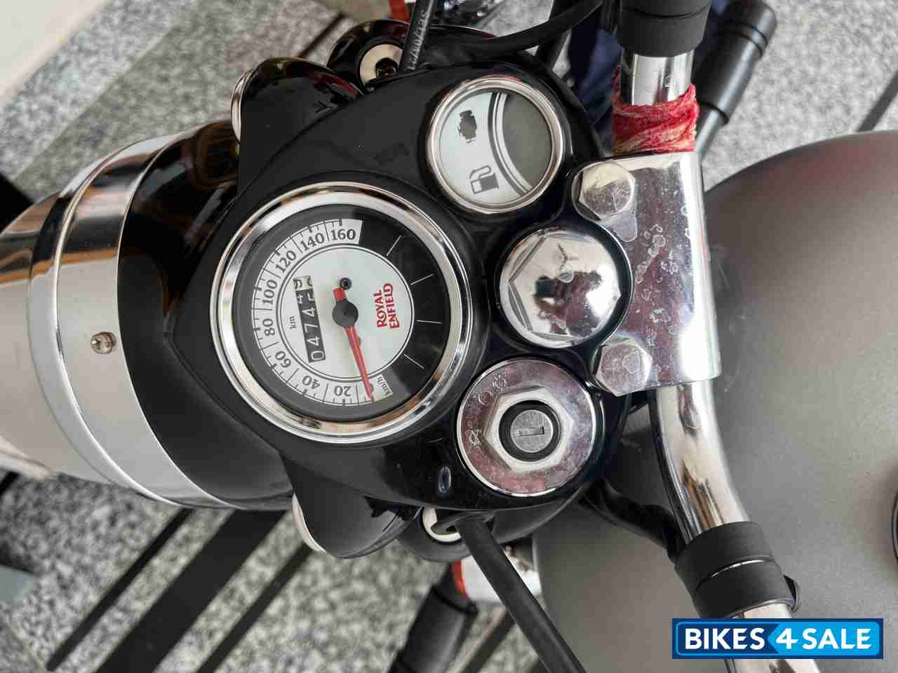 Metal Grey Royal Enfield Classic 350 Single Channel BS6