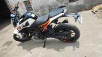 White KTM Duke 250
