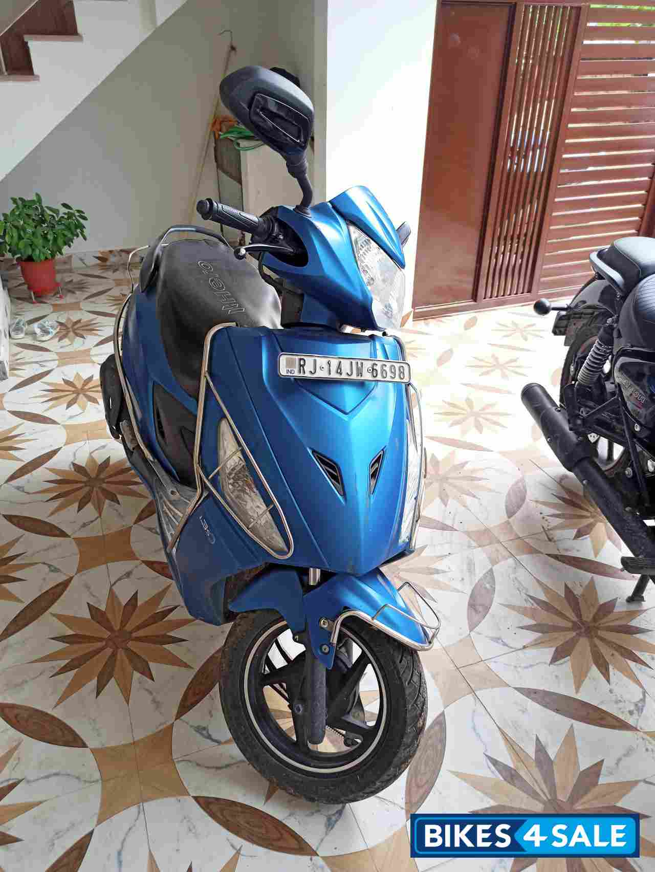 Matt Blue Hero Maestro Edge 125