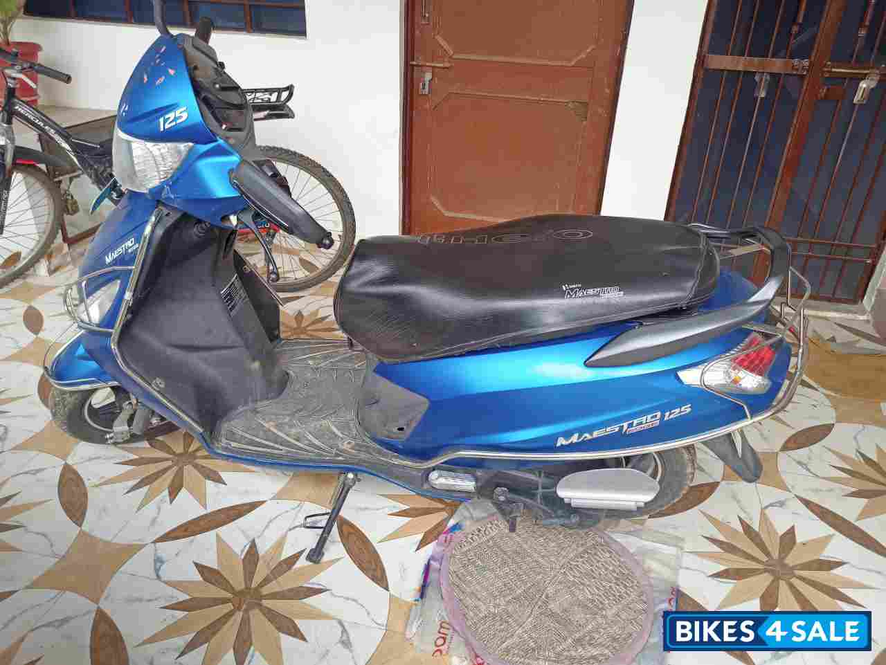 Matt Blue Hero Maestro Edge 125