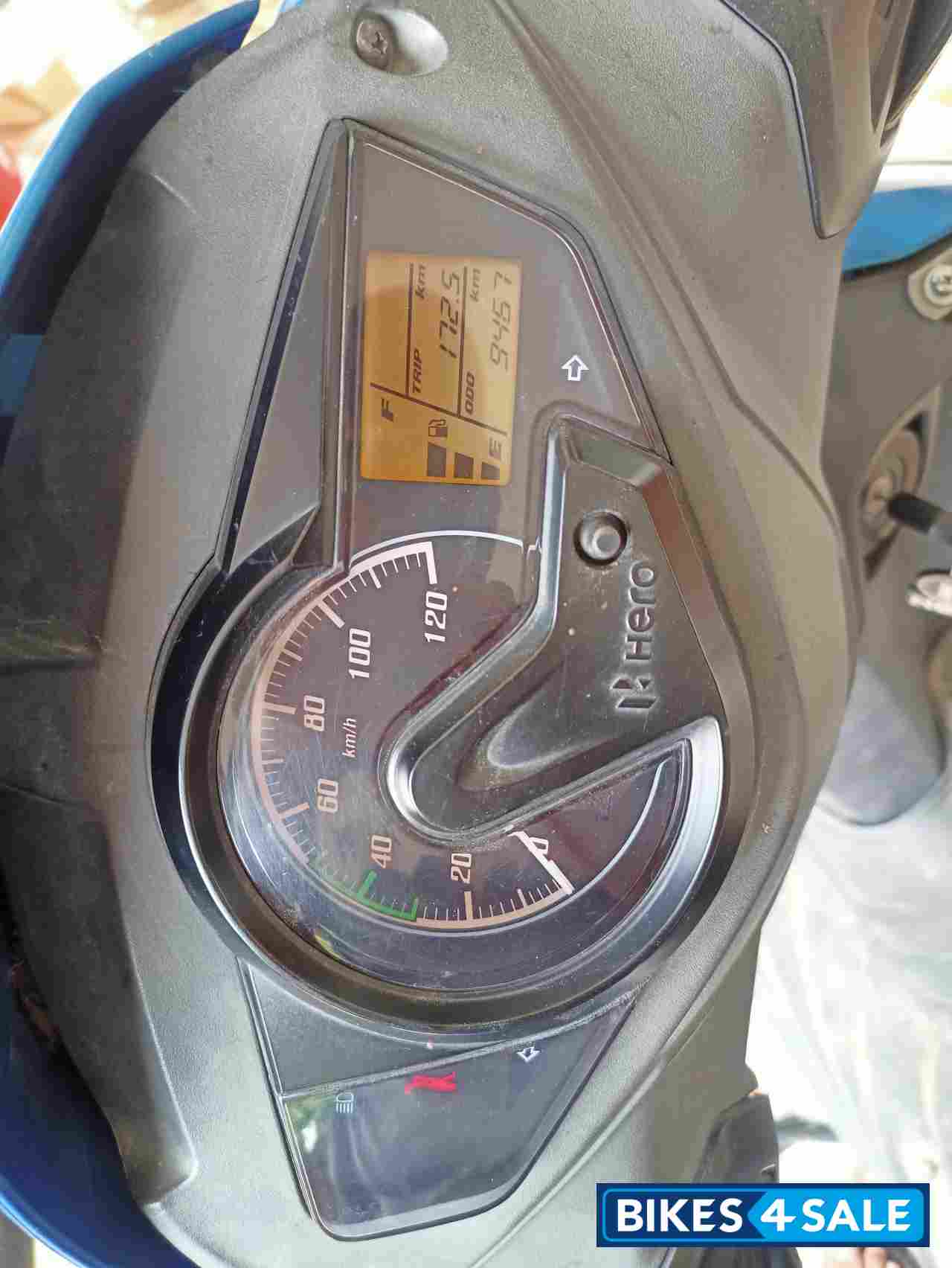 Matt Blue Hero Maestro Edge 125