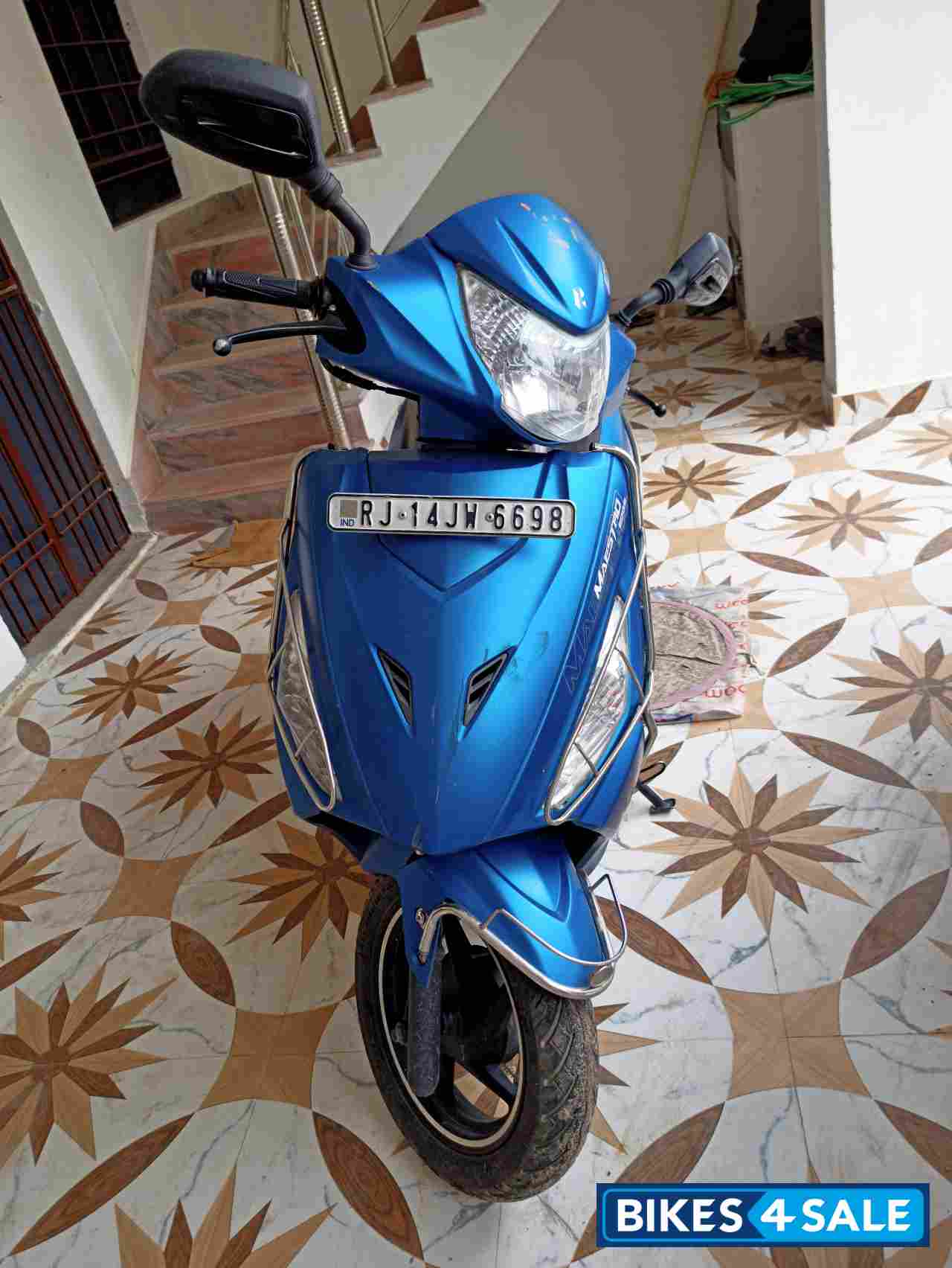 Matt Blue Hero Maestro Edge 125