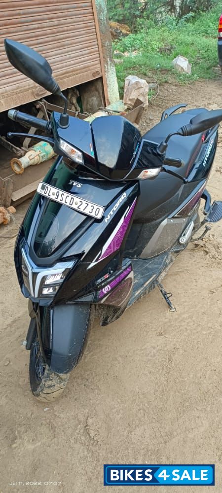 Black TVS NTORQ Super Squad Edition