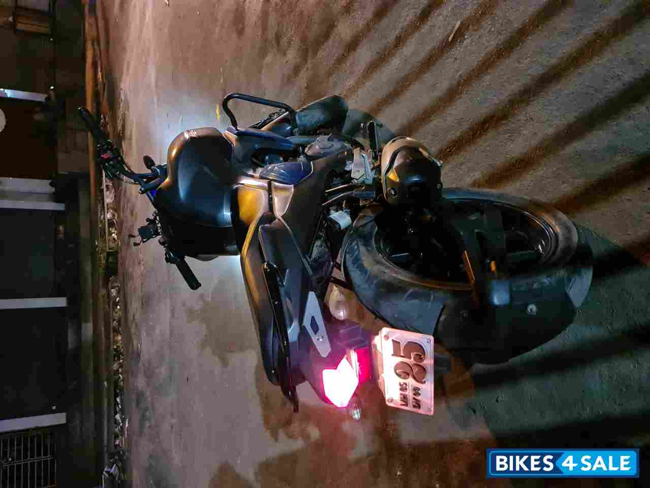 Mat Black And Blue Yamaha FZ-S FI V3