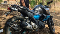 Mat Black And Blue Yamaha FZ-S FI V3