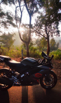 Thunder Grey Yamaha YZF R15 V3 BS6