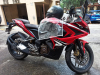 Red Bajaj Pulsar 200 NS ABS