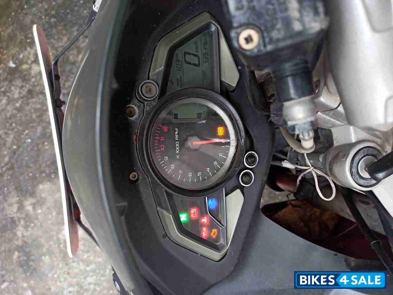 Red Bajaj Pulsar 200 NS ABS