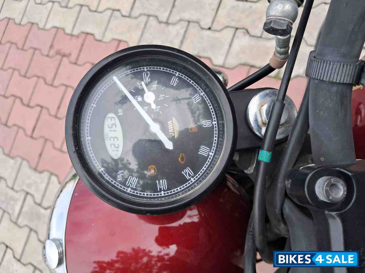 Red Jawa forty two BS6