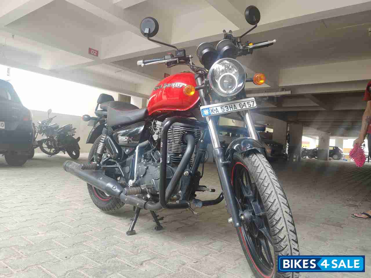 Red Royal Enfield Thunderbird X 350
