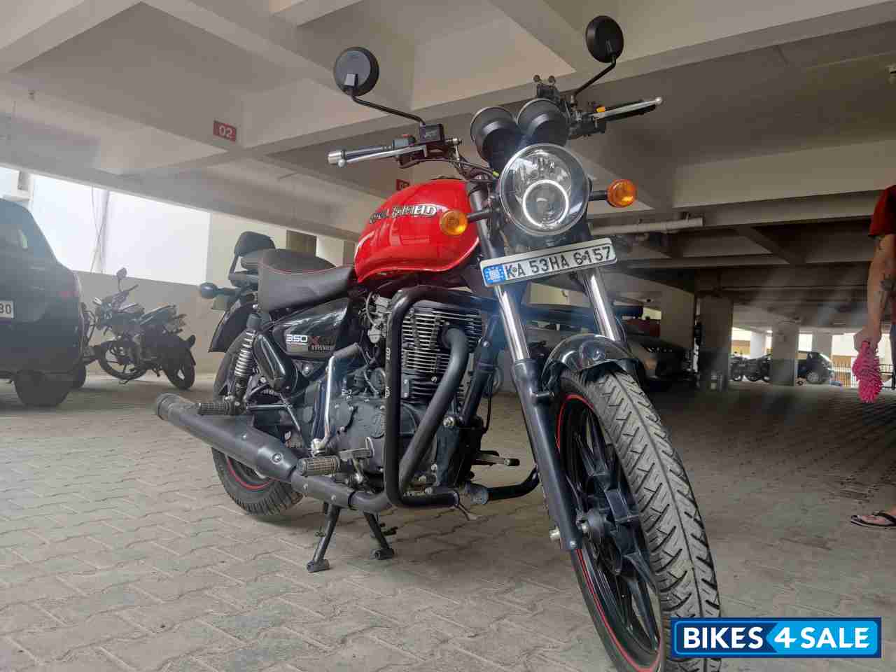 Red Royal Enfield Thunderbird X 350