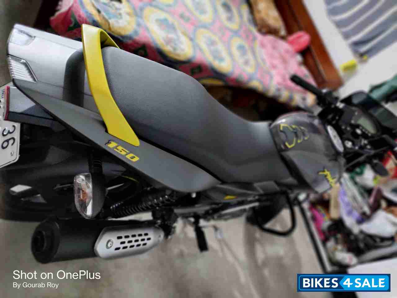 Black Bajaj Pulsar 150 Neon