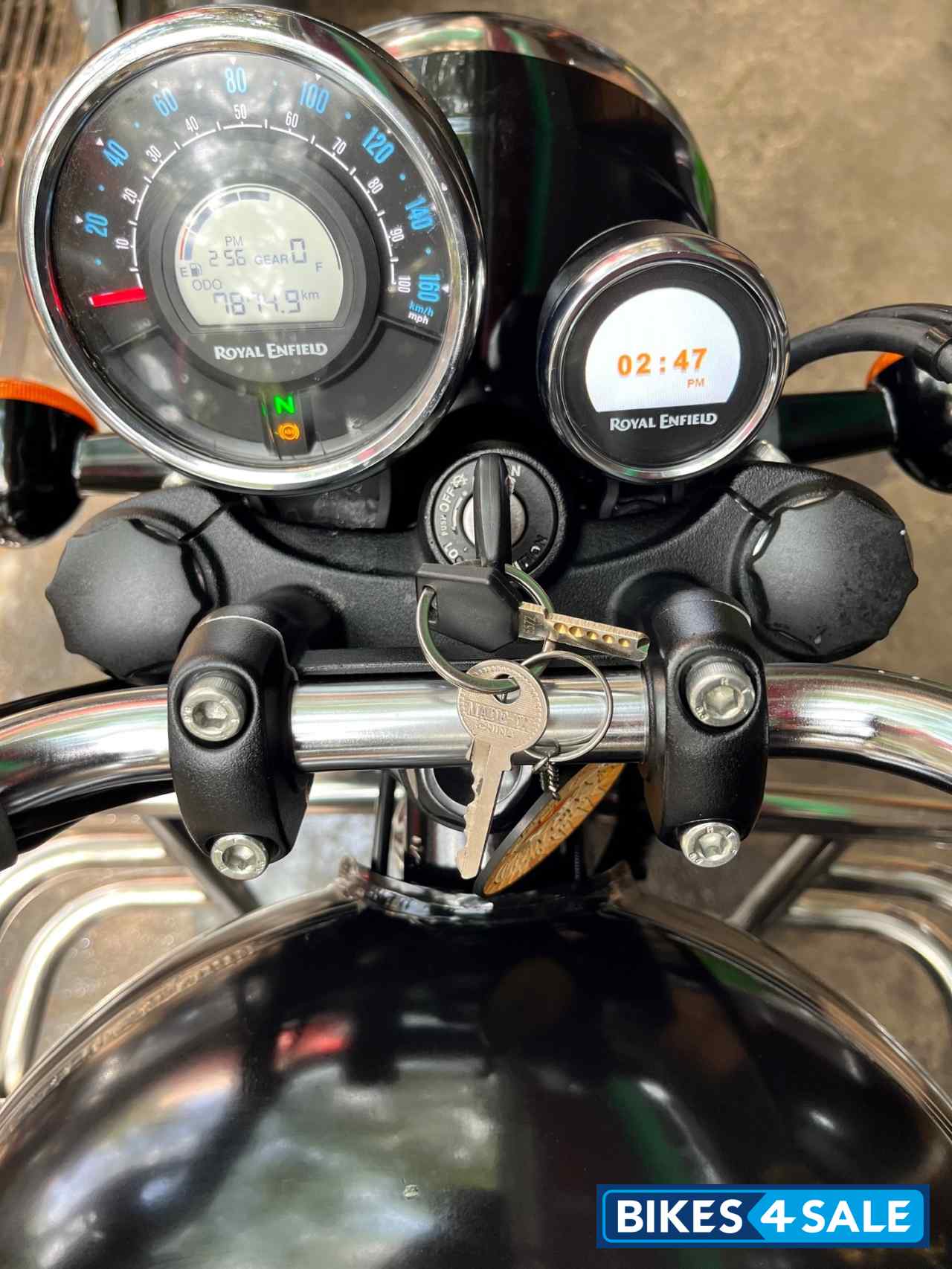 Matte Black Royal Enfield Meteor 350 Stellar