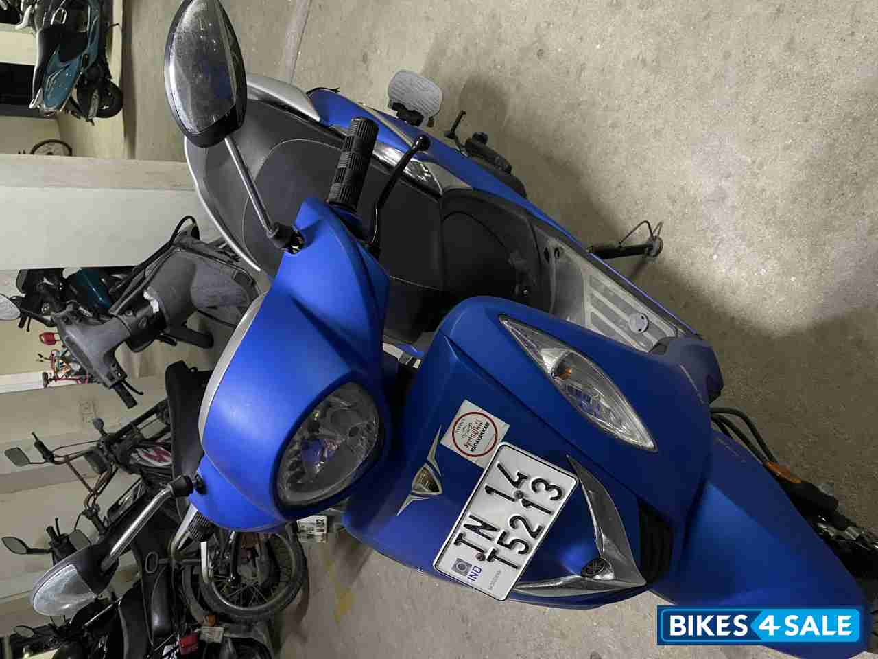 Blue Matte Yamaha Fascino 125 Fi