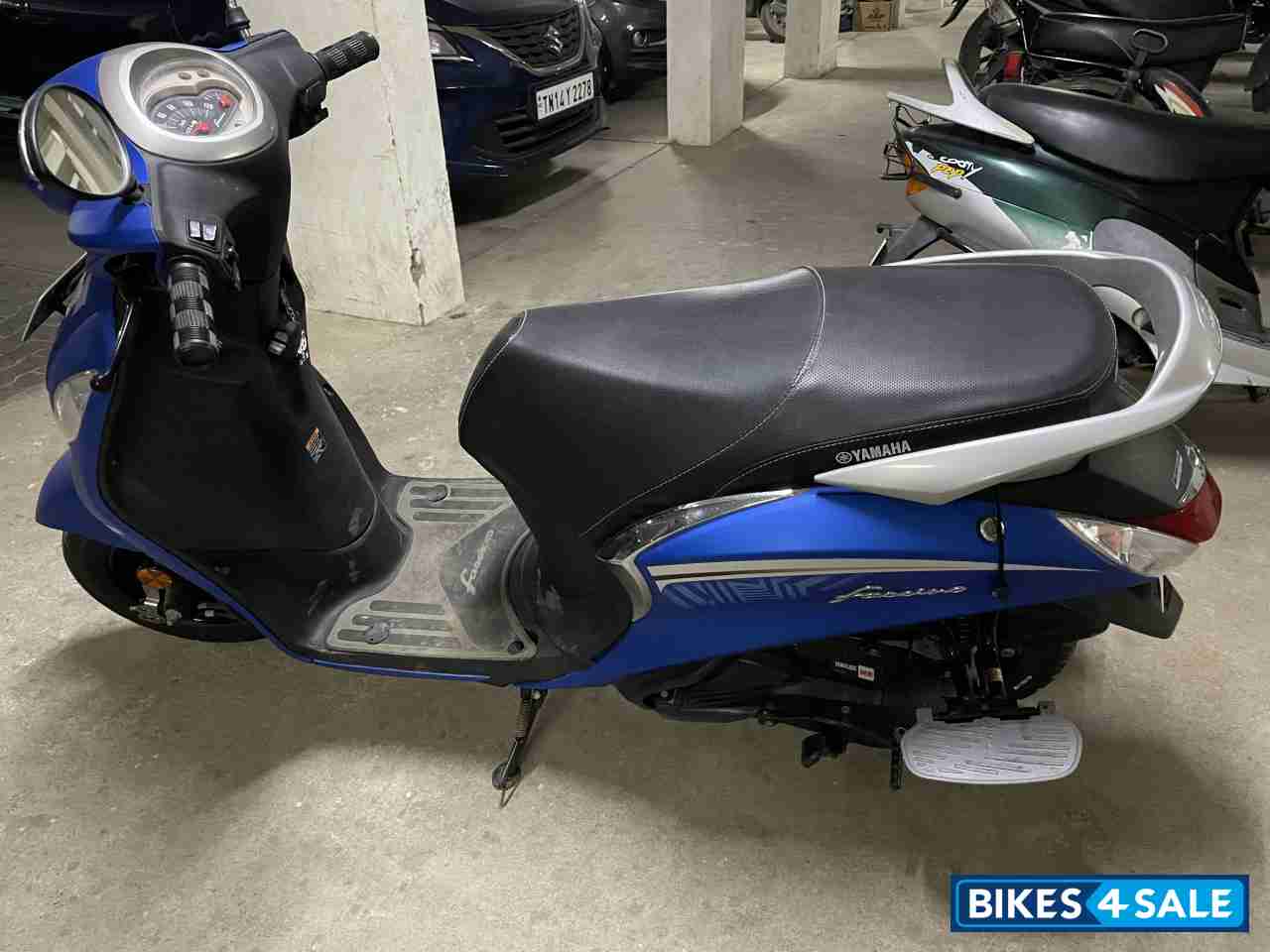 Blue Matte Yamaha Fascino 125 Fi