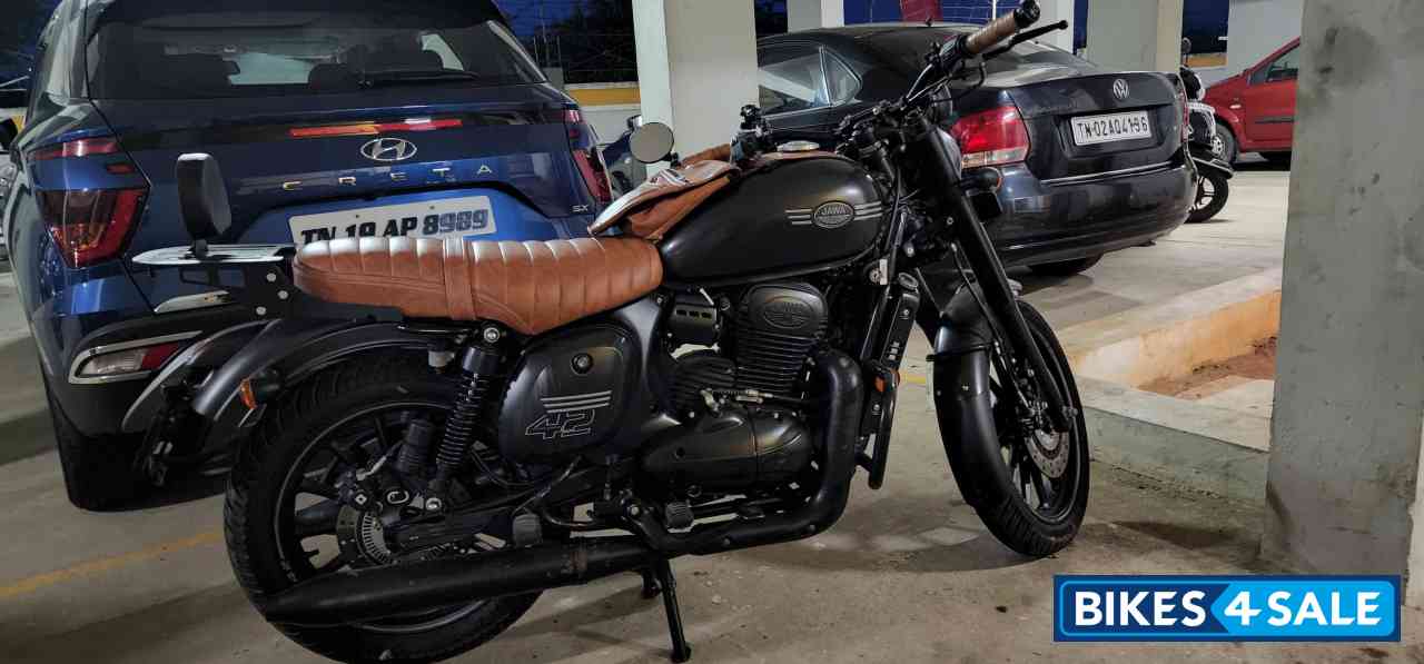 Matt Black Jawa 42 Dual Channel ABS AllStar Black